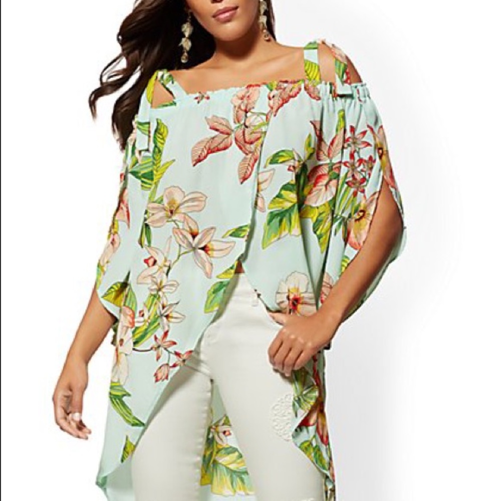New York & Company Maxi Shirt - Women’s Large